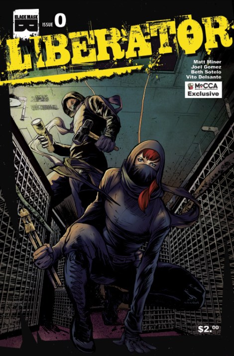 MoCCAfest exclusive.  Cover art by Javier Sanchez Aranda, colors by Kathryn Mann