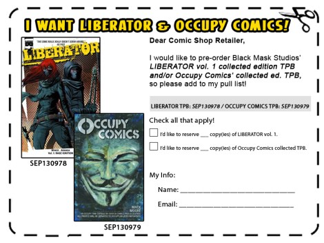 Pre-Order Form - LIB OCCUPY TPB