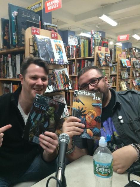 Matt Miner and Sean Von Gorman at Midtown Comics